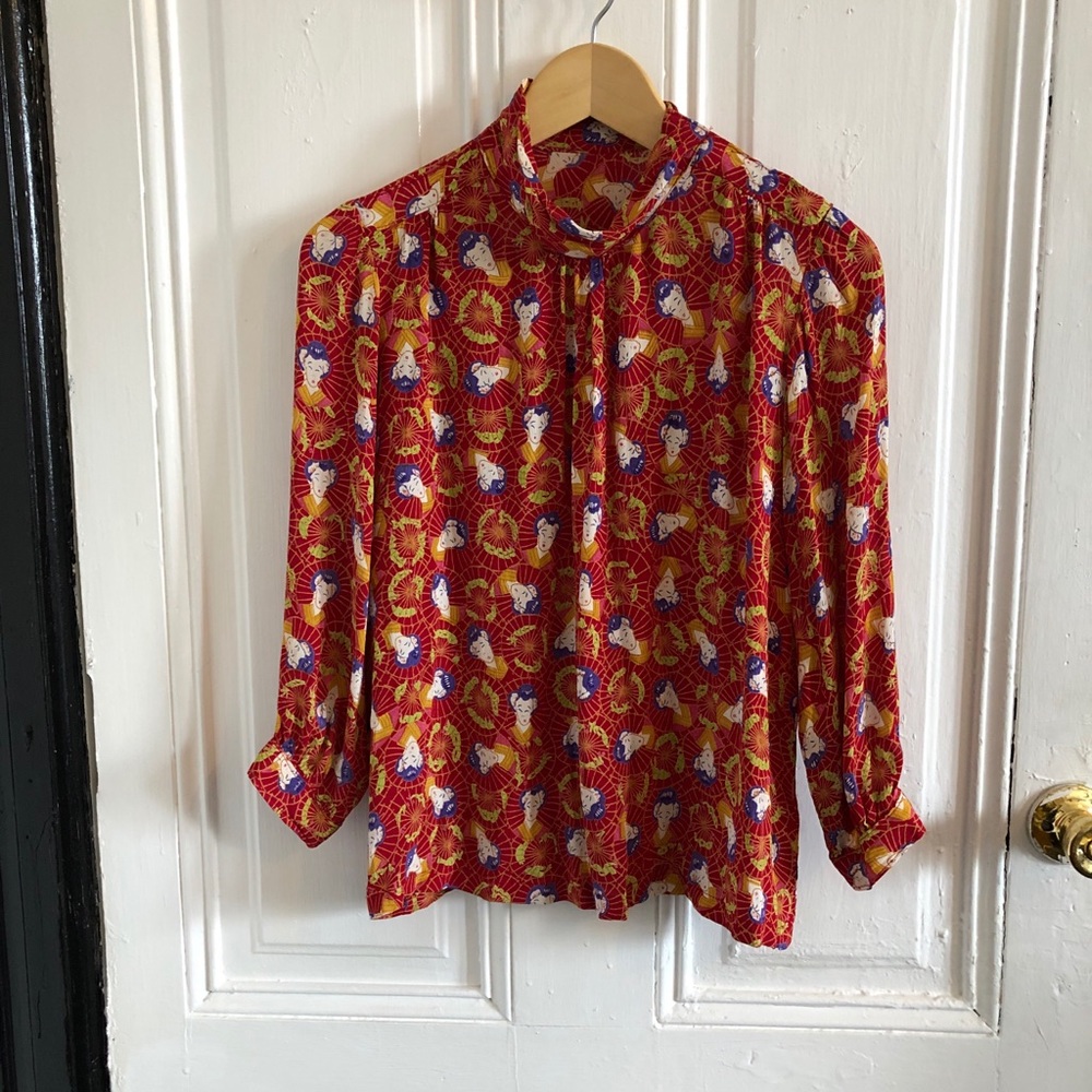 3/4 Sleeve Blouse with Beautiful Print